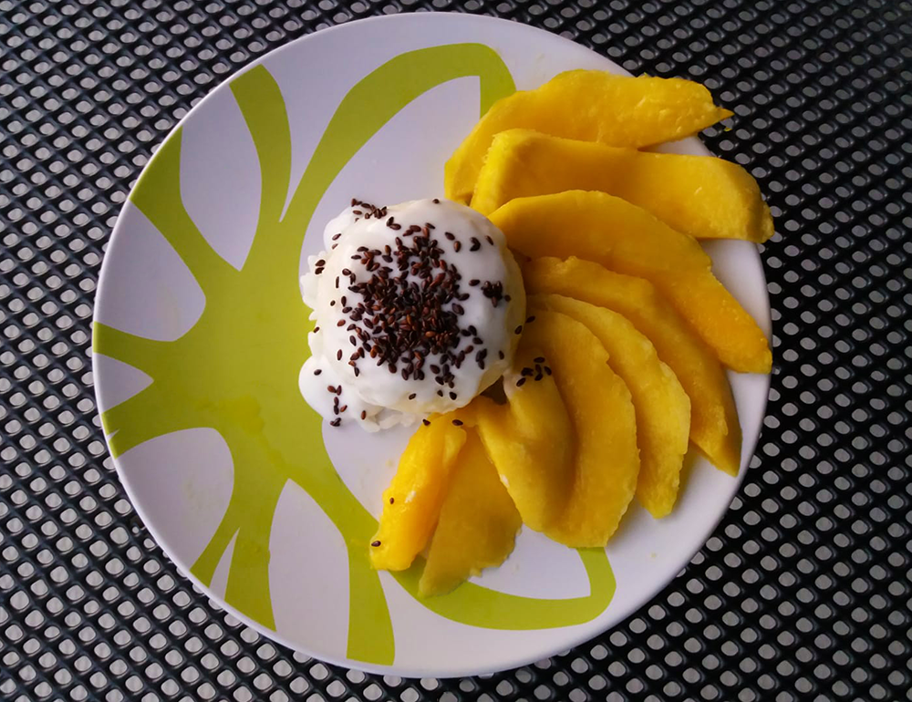 thaise mango sticky rice