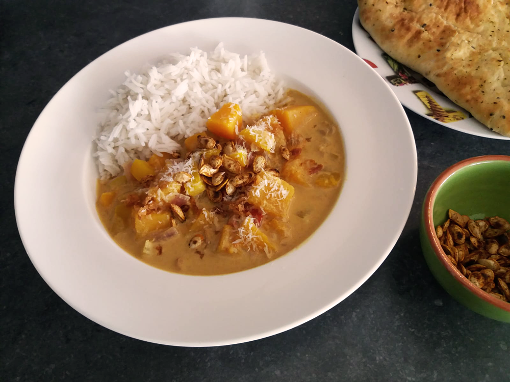 sri lankaanse pompoen curry