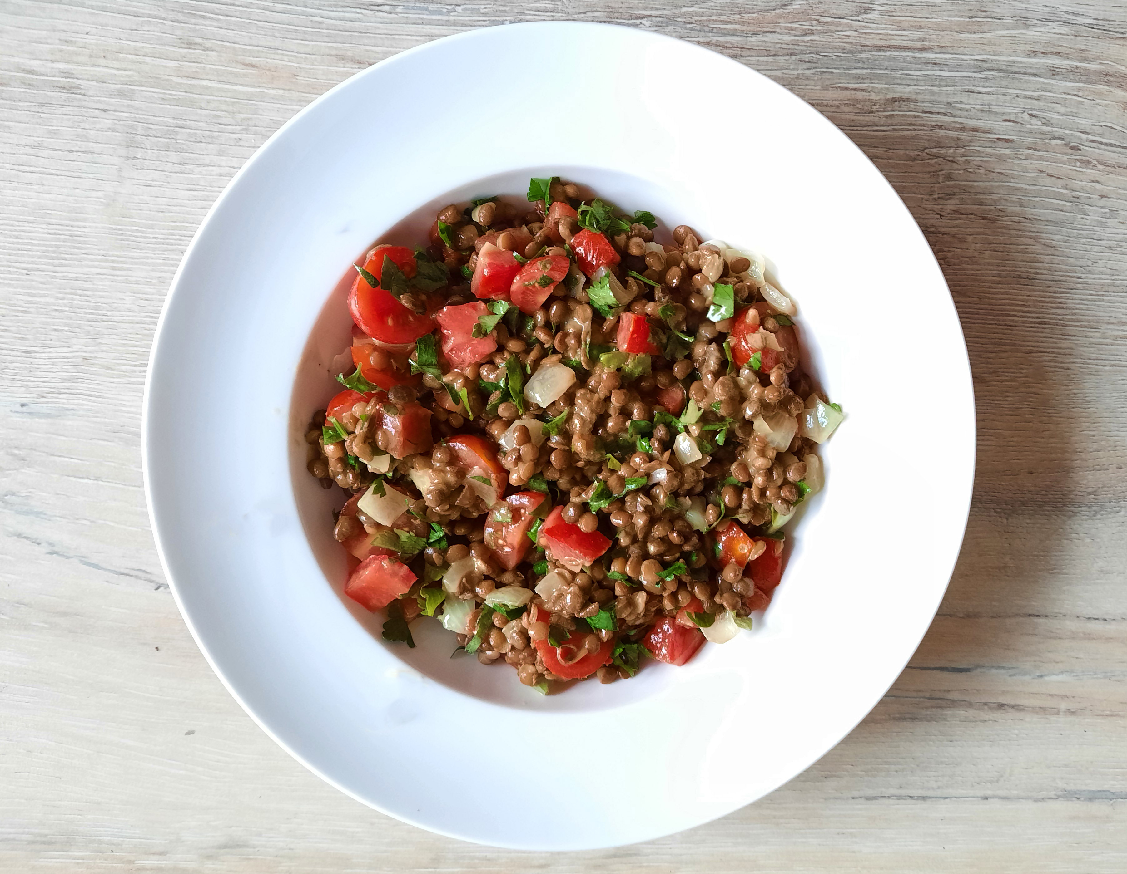 zomerse linzensalade