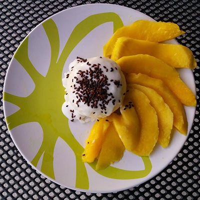 thaise mango sticky rice