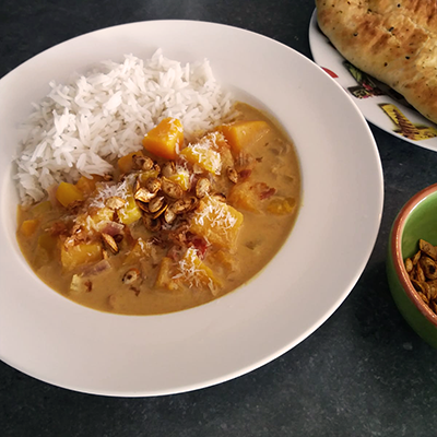 sri lankaanse pompoen curry